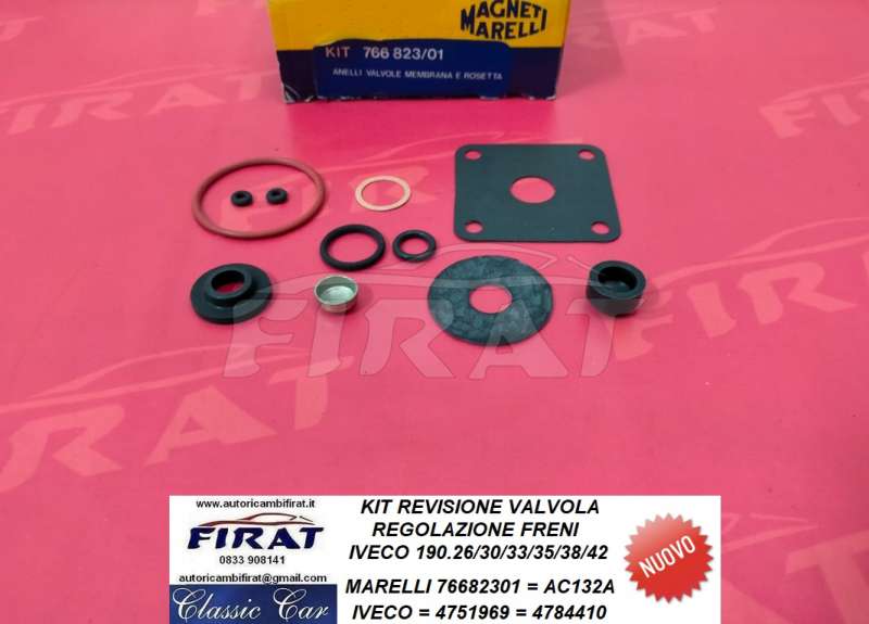 KIT REVISIONE VALVOLA FRENI FIAT 190.26 (4751969)